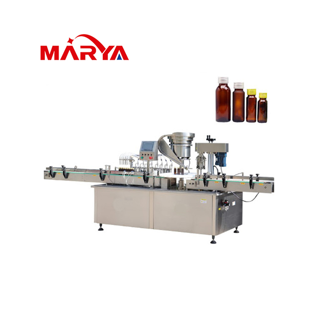 Ligne de remplissage du sirop