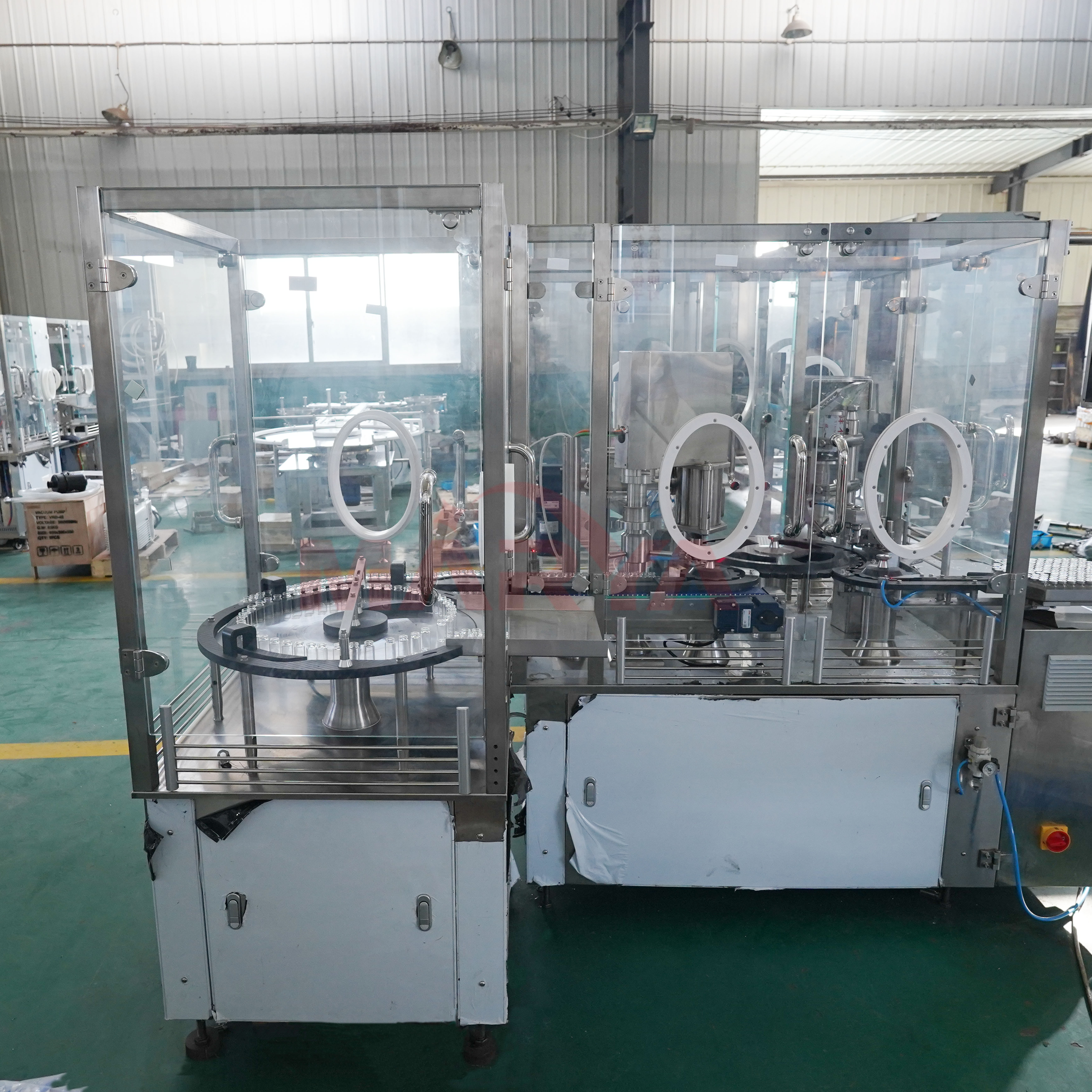 Projet de machine de remplissage de poudre de flacon d'antibiotique Uruguay2 