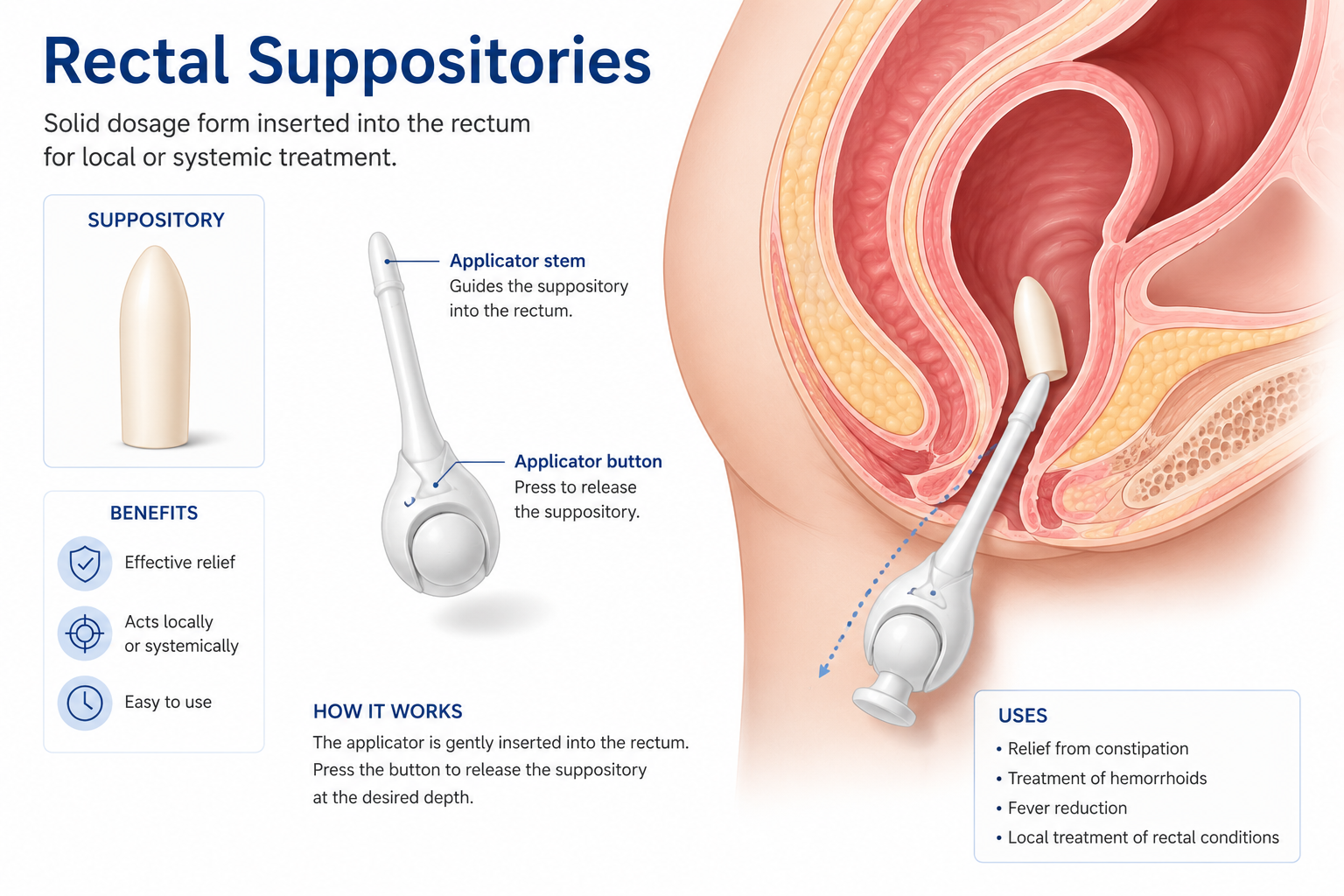 Suppositoires rectaux